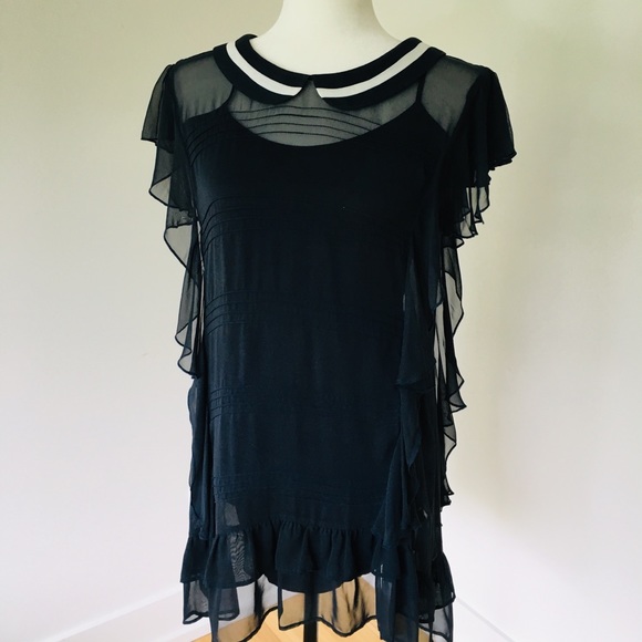 🦋CLEAR OUT🦋 Navy blue dress by NISSE - Picture 1 of 3
